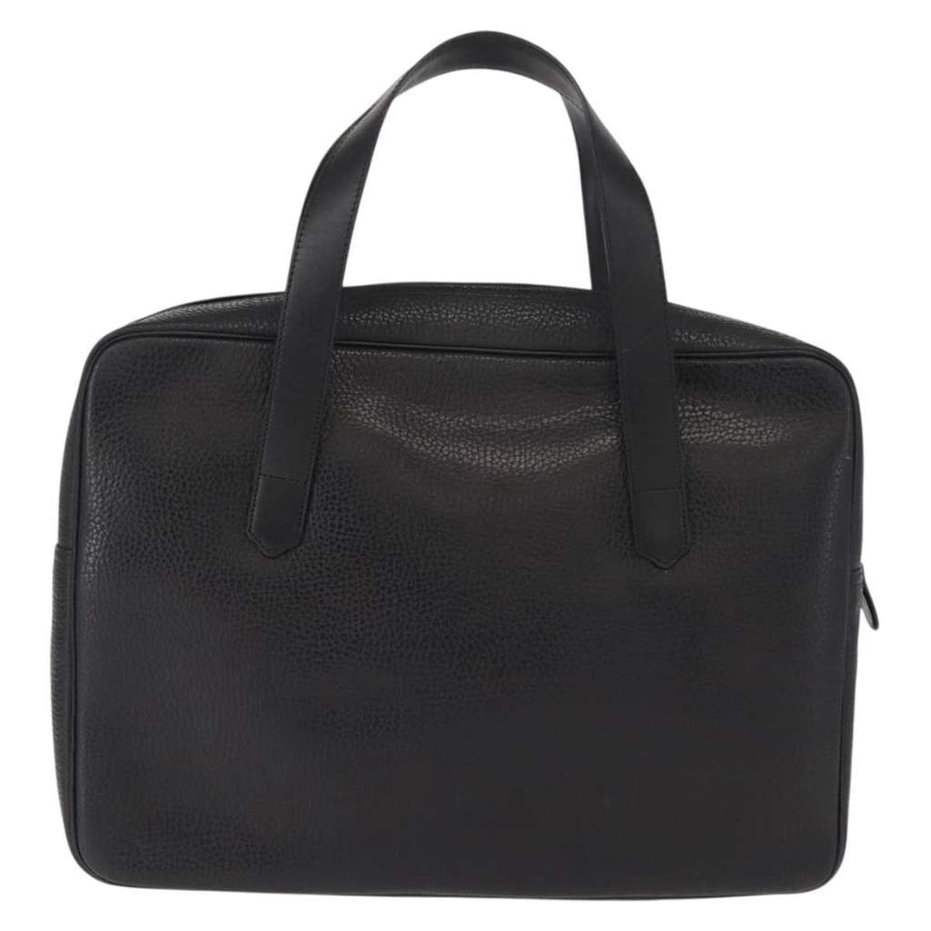 Christian Dior Vintage CD Handbag Black Leather Good condition - Back View