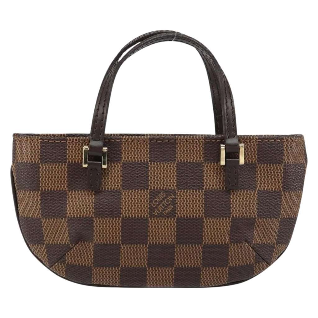 Louis Vuitton Manosque Pochette Brown Canvas Good condition - Back View