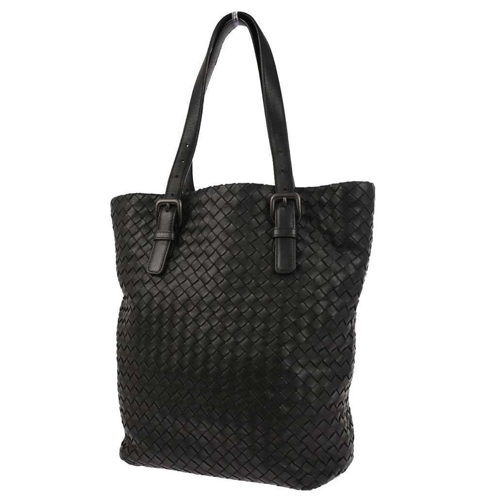Bottega Veneta Belted Tote Black Leather Good condition - Back View