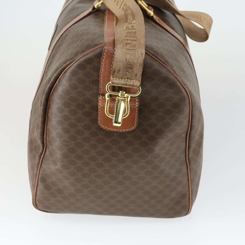 Celine Vintage Duffle Bag Brown Canvas Good condition - Inside View