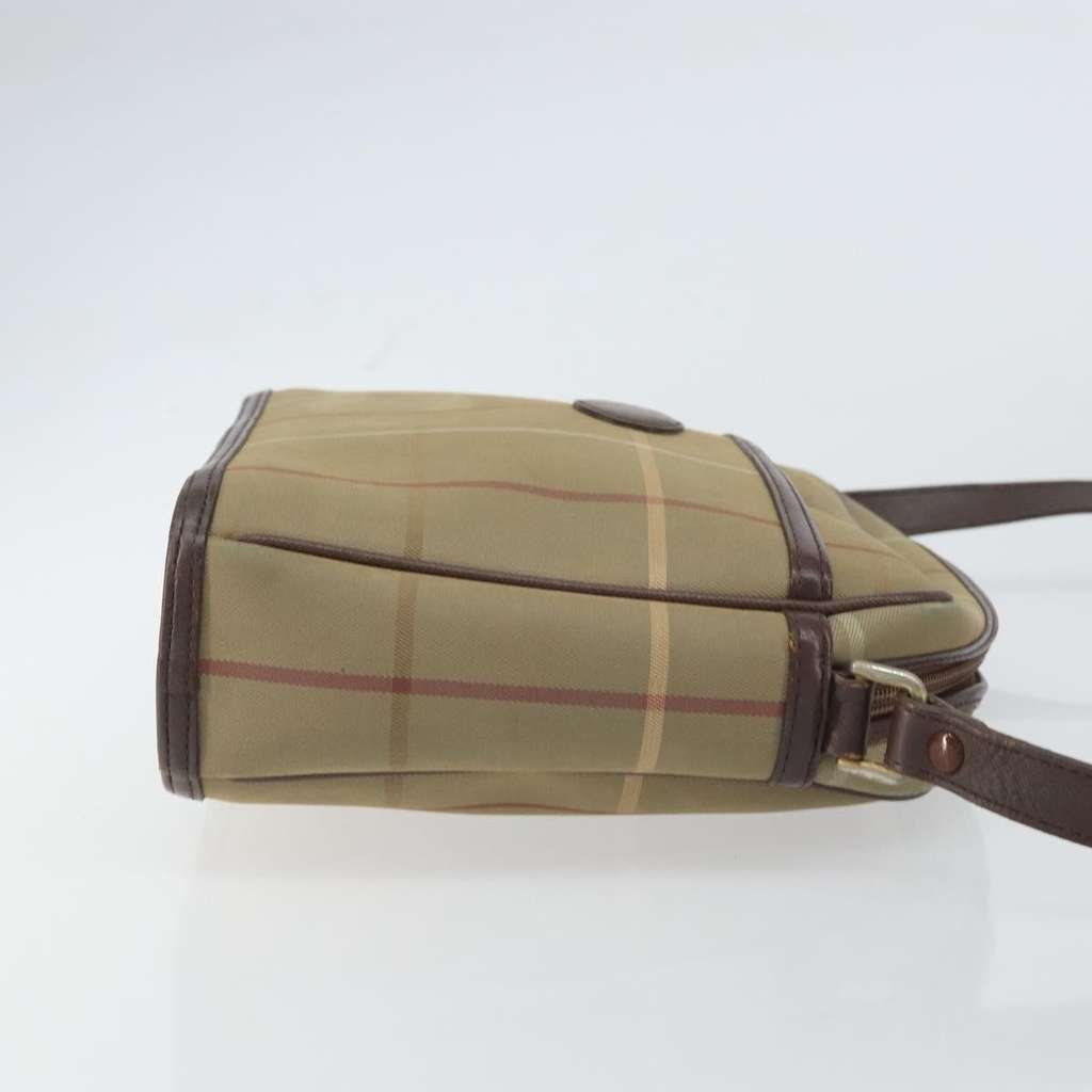 Burberry Nova check Shoulder bag Beige Canvas Good condition - Inside View
