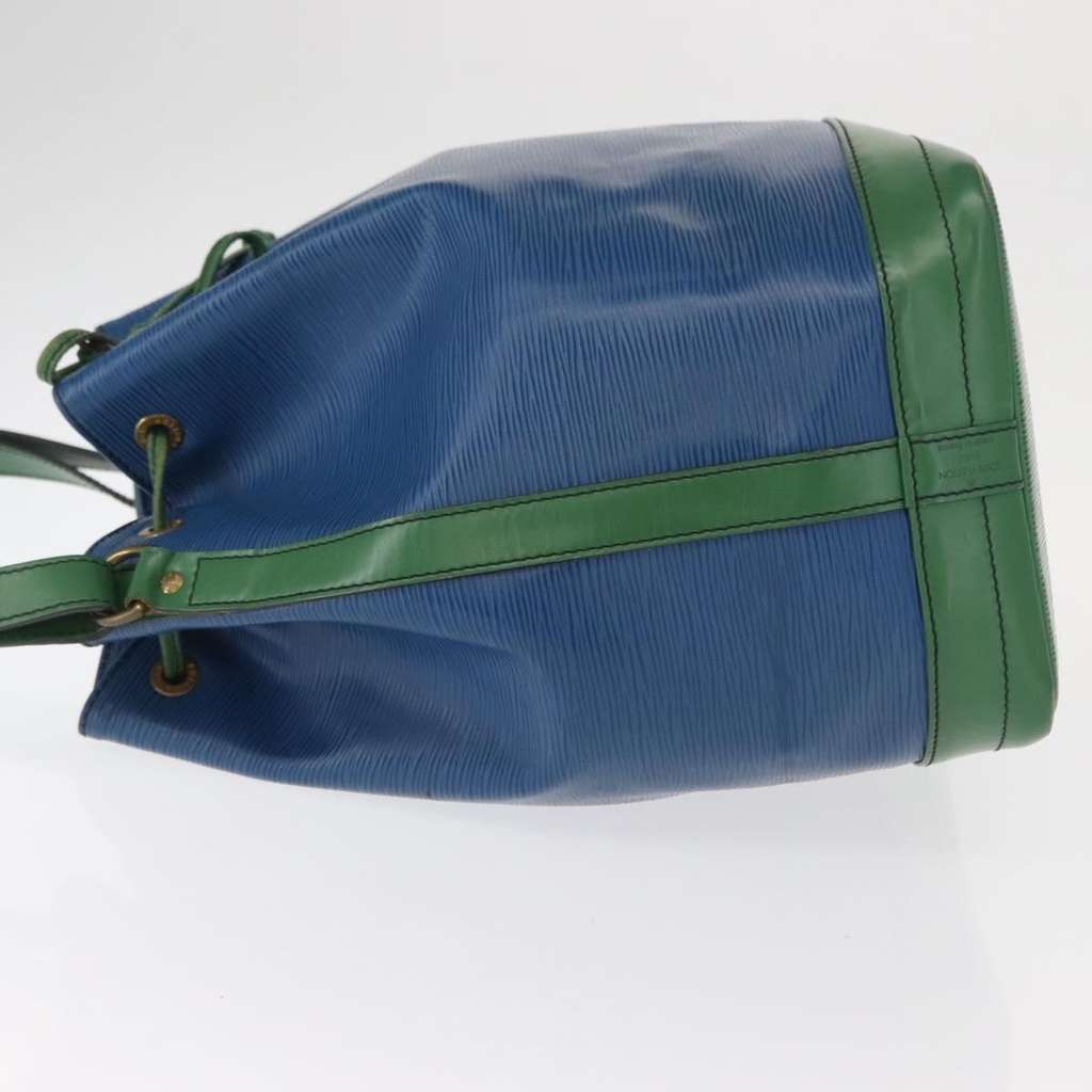 Louis Vuitton Bicolor Noe Handbag Blue Leather Fair condition - Model View