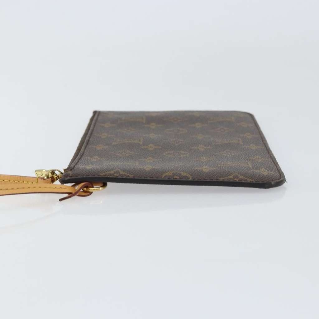 Louis Vuitton Neverfull Pochette Brown Canvas Good condition - Model View
