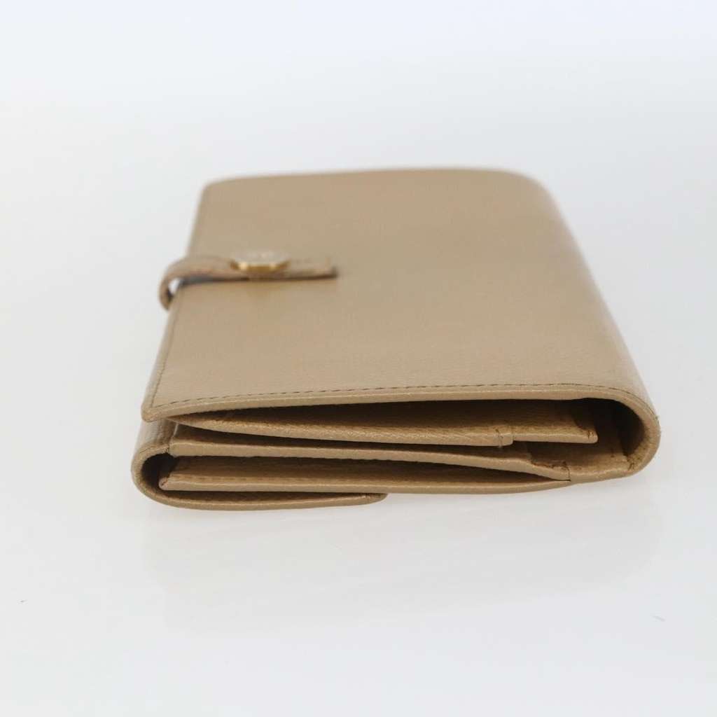 Chanel Coco bouton wallet Beige Leather Fair condition - Inside View