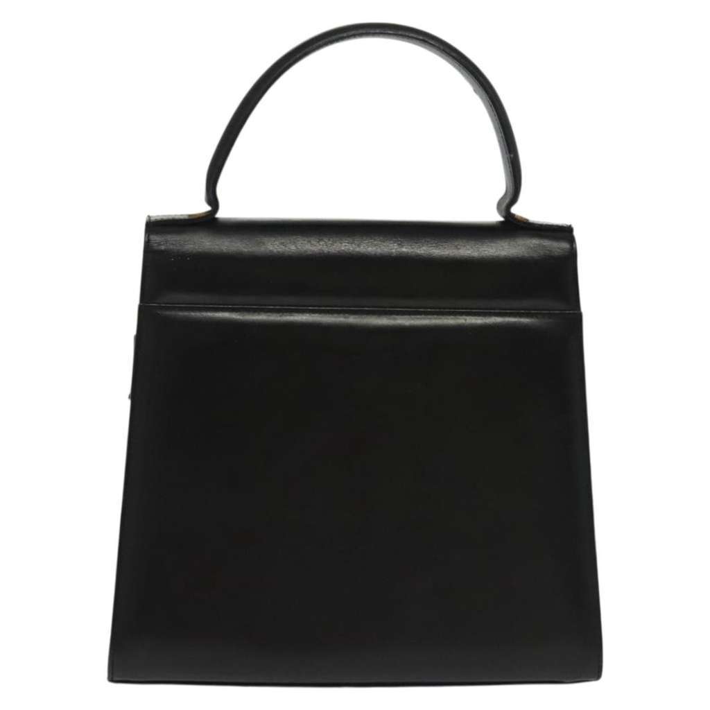 Salvatore Ferragamo Vala Handbag Black Leather Good condition - Back View