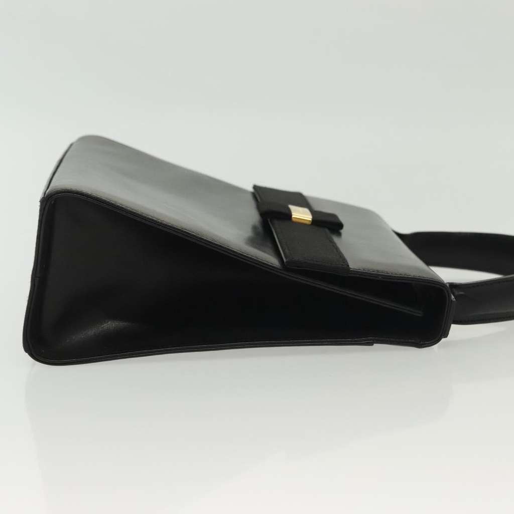 Salvatore Ferragamo Vala Handbag Black Leather Good condition - Inside View