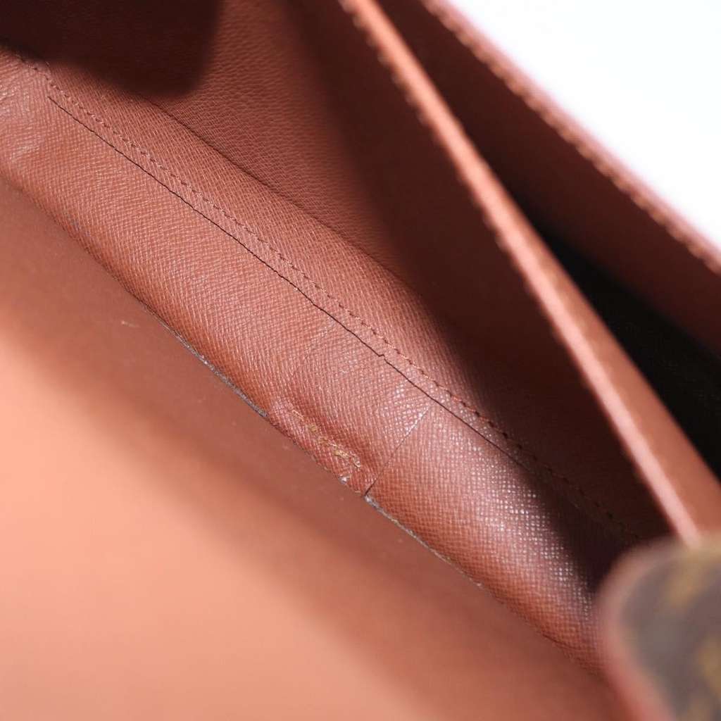 Louis Vuitton Cartouchiere Handbag Brown Canvas Good condition - Box View