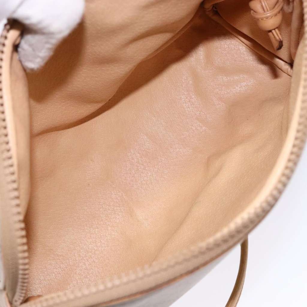 Celine Vintage Macadam Shoulder Bag Beige Canvas Good condition - Box View