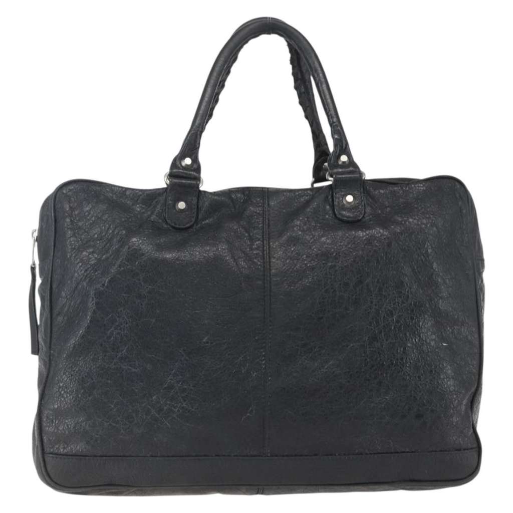 Balenciaga Classic Studs Briefcase Black Leather Good condition - Back View