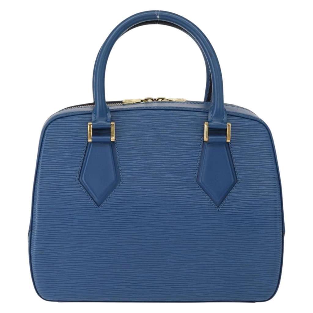 Louis Vuitton Sablons Handbag Blue Leather Good condition - Back View