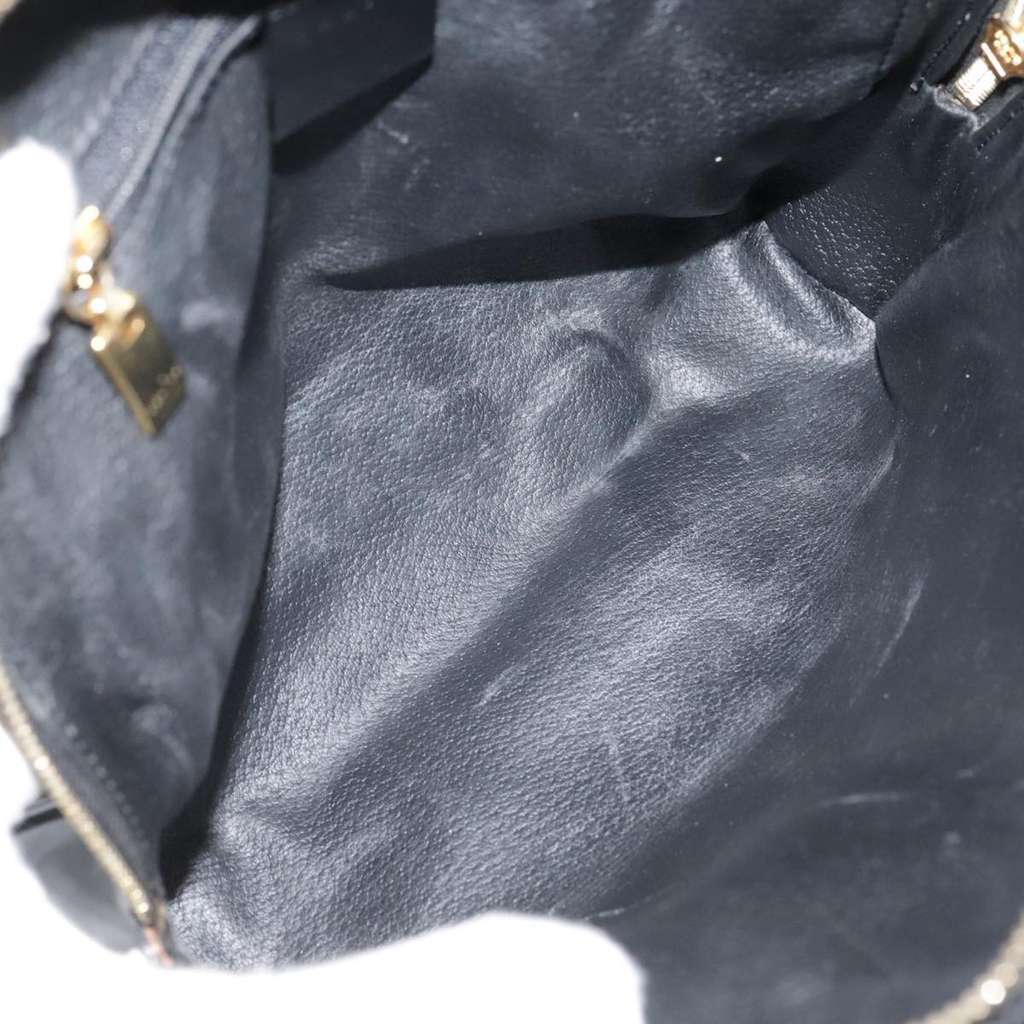 Celine Vintage Macadam Backpack Black Canvas Good condition - Box View