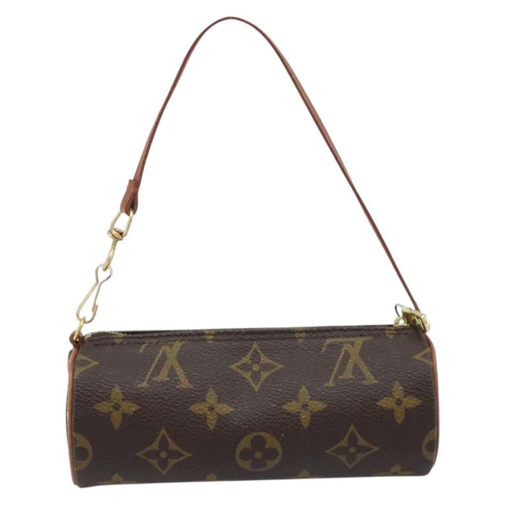 Louis Vuitton Papillon Pochette Brown Canvas Good condition - Back View