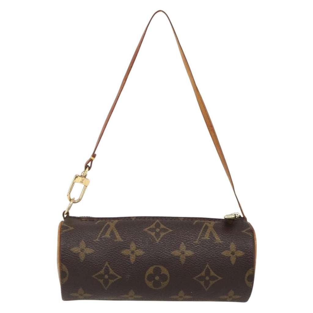 Louis Vuitton Papillon Pochette Brown Canvas Fair condition - Back View