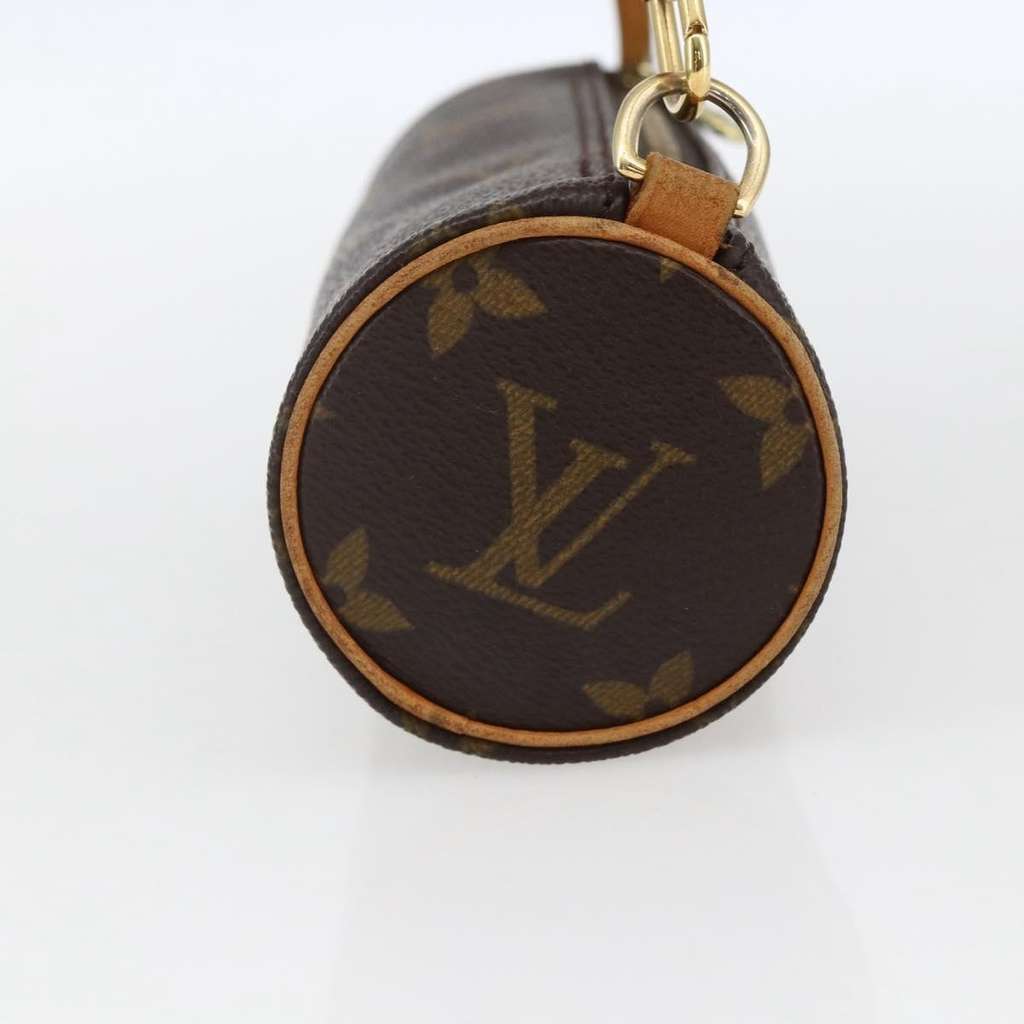 Louis Vuitton Papillon Pochette Brown Canvas Fair condition - Model View