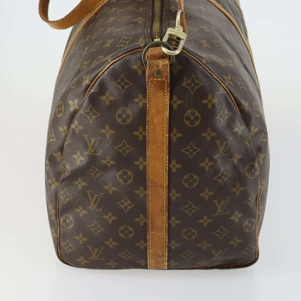 Louis Vuitton Keepall Bandouliere Bag Brown Canvas Fair condition - Inside View
