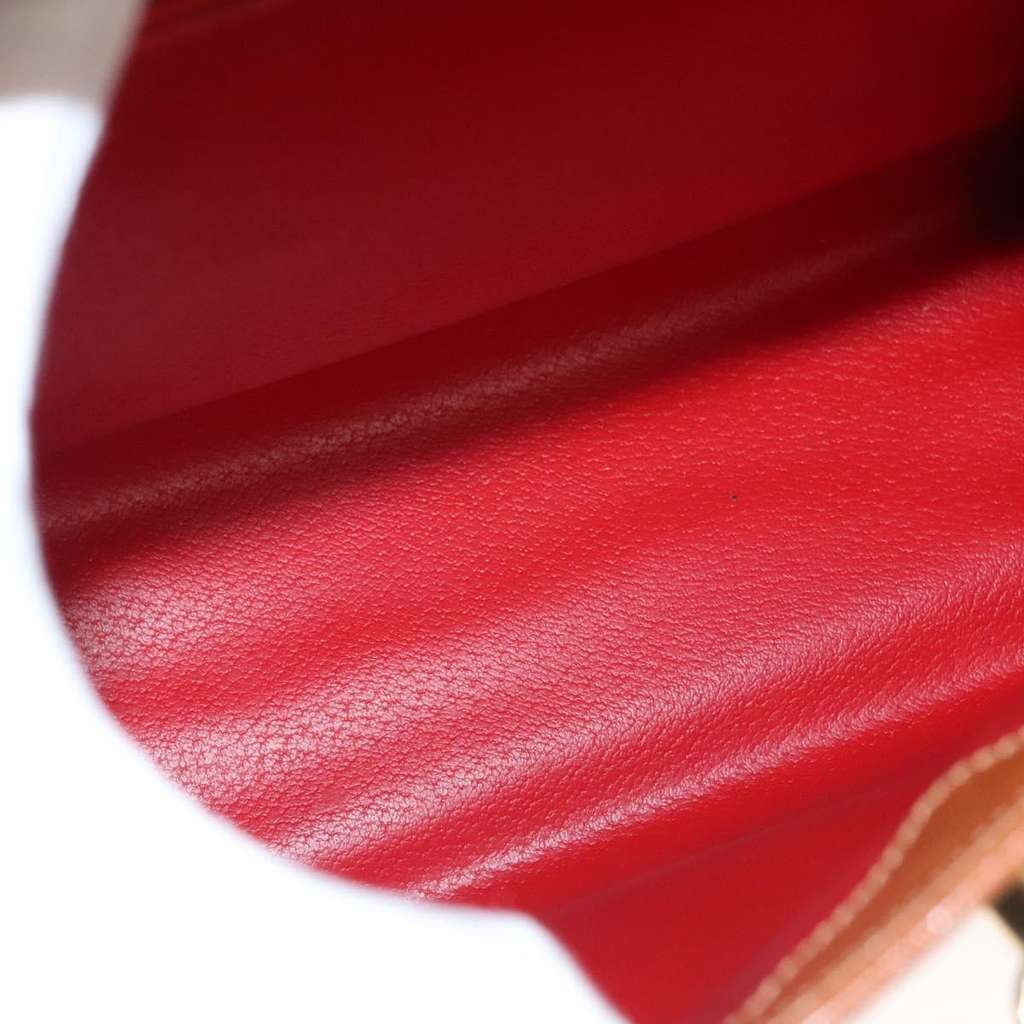 Celine Vintage Logo Top Handle Bag Brown Leather Good condition - Box View