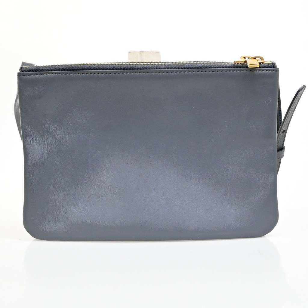 Celine Trio Crossbody Bag Other Leather Good condition - Back View