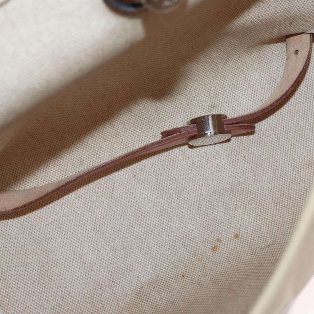 Hermès Herbag A Dos Backpack Beige Canvas Good condition - Box View