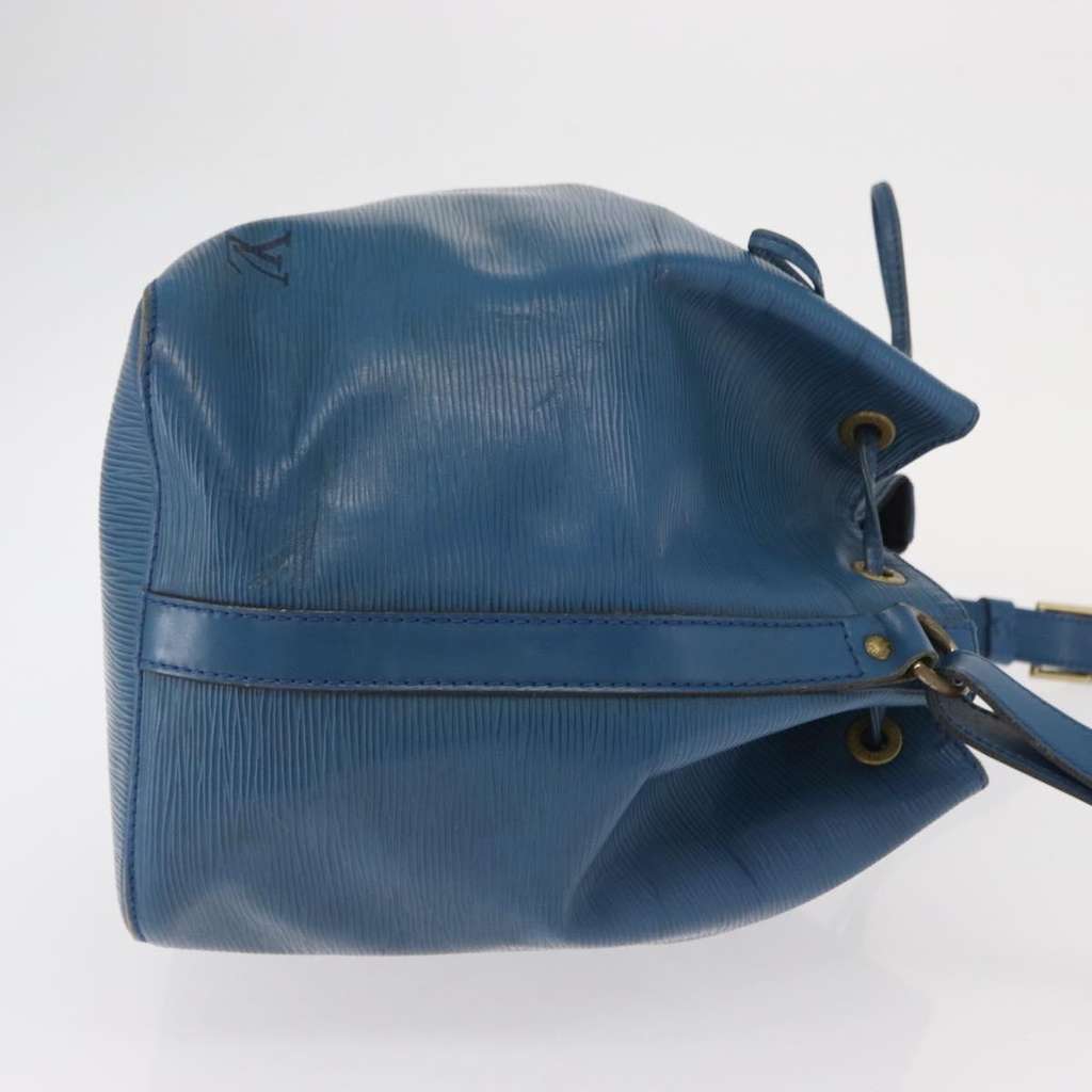 Louis Vuitton Petit Noe Handbag Blue Leather Fair condition - Inside View