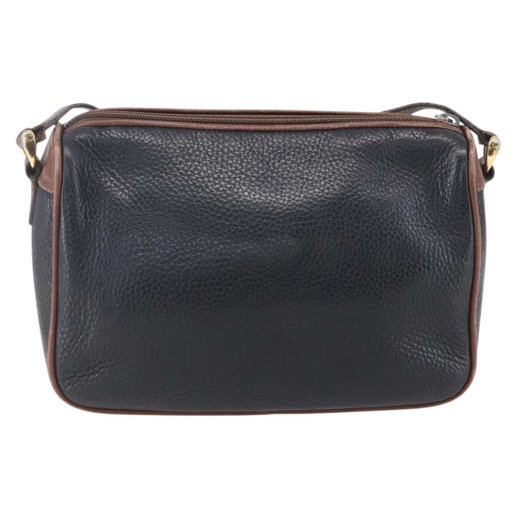 Gucci Vintage Shoulder Bag Black Leather Good condition - Back View