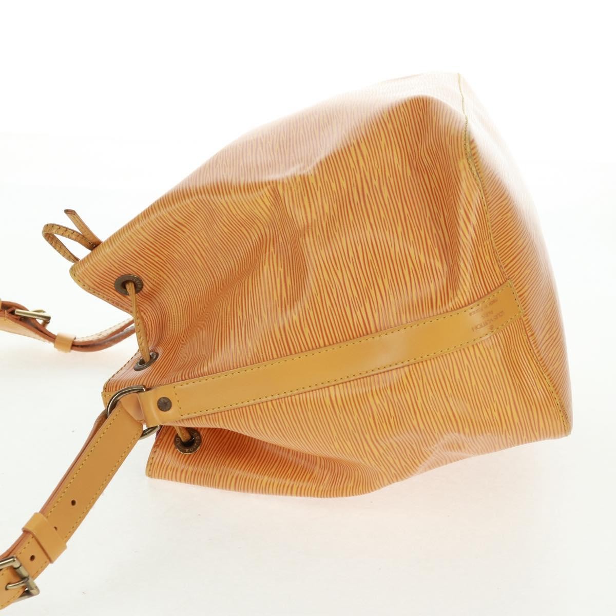 Louis Vuitton Petit Noe Handbag Yellow Leather Good condition - Inside View