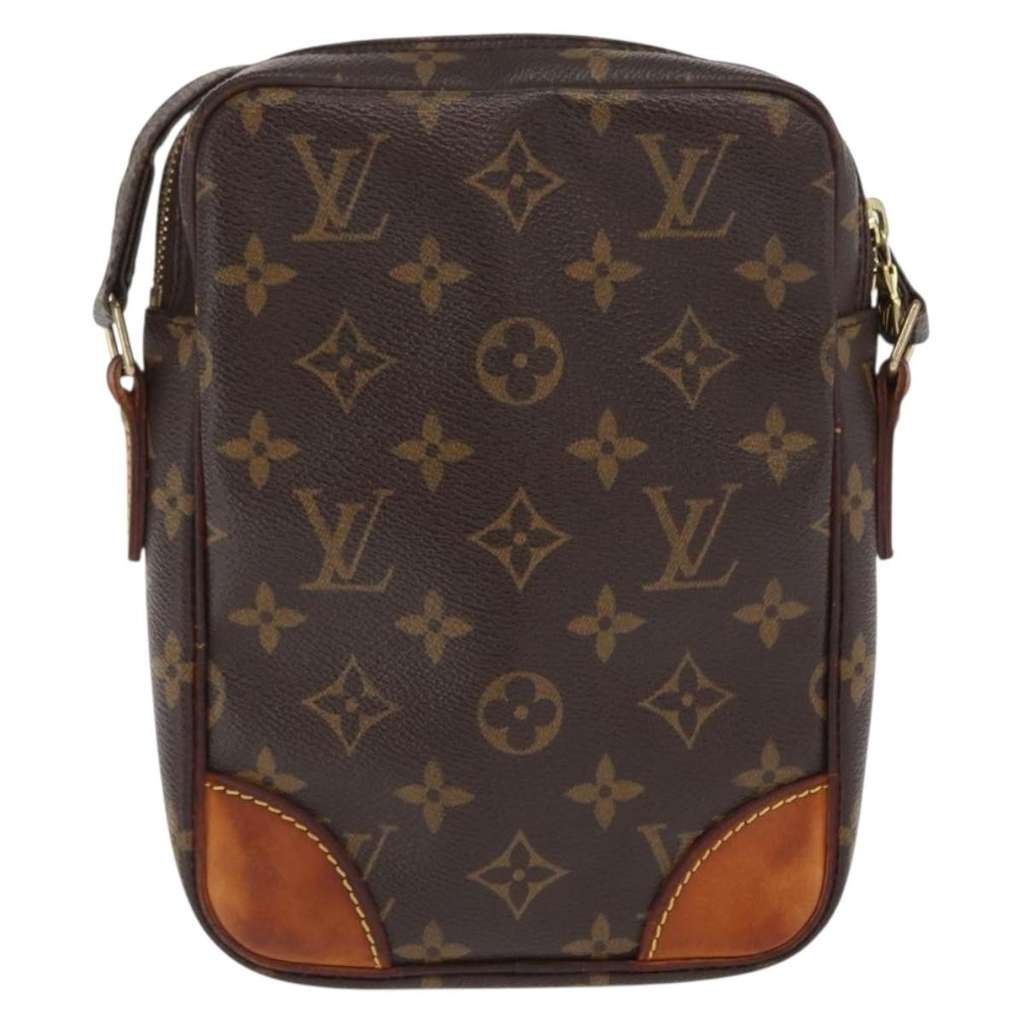Louis Vuitton Danube Handbag Brown Canvas Fair condition - Back View