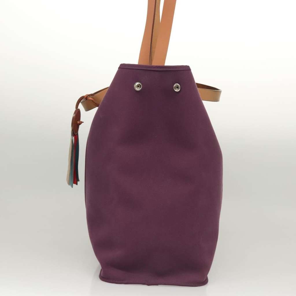 Hermès Cabag Handbag Purple Canvas Good condition - Inside View