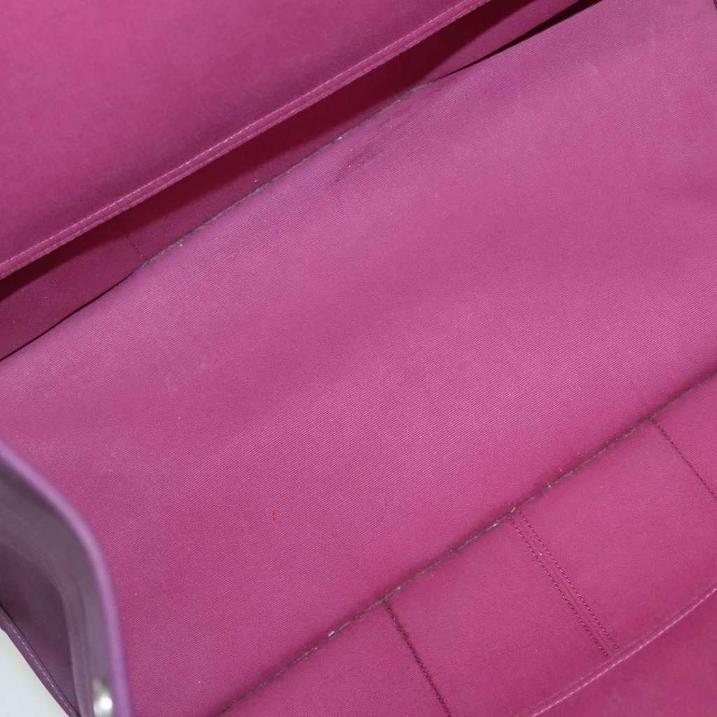Hermès Cabag Handbag Purple Canvas Good condition - Box View