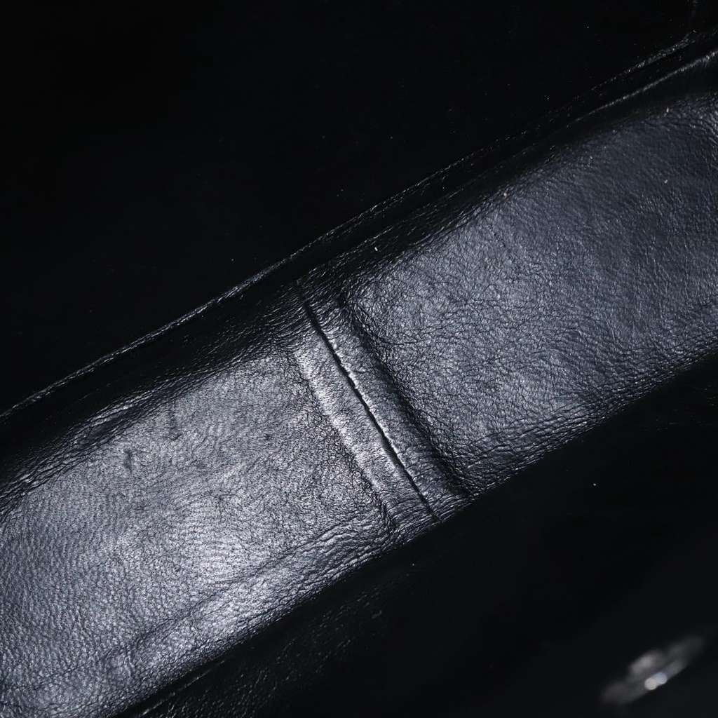 Chanel Vintage Square Flap Backpack Black Fair condition - Box View