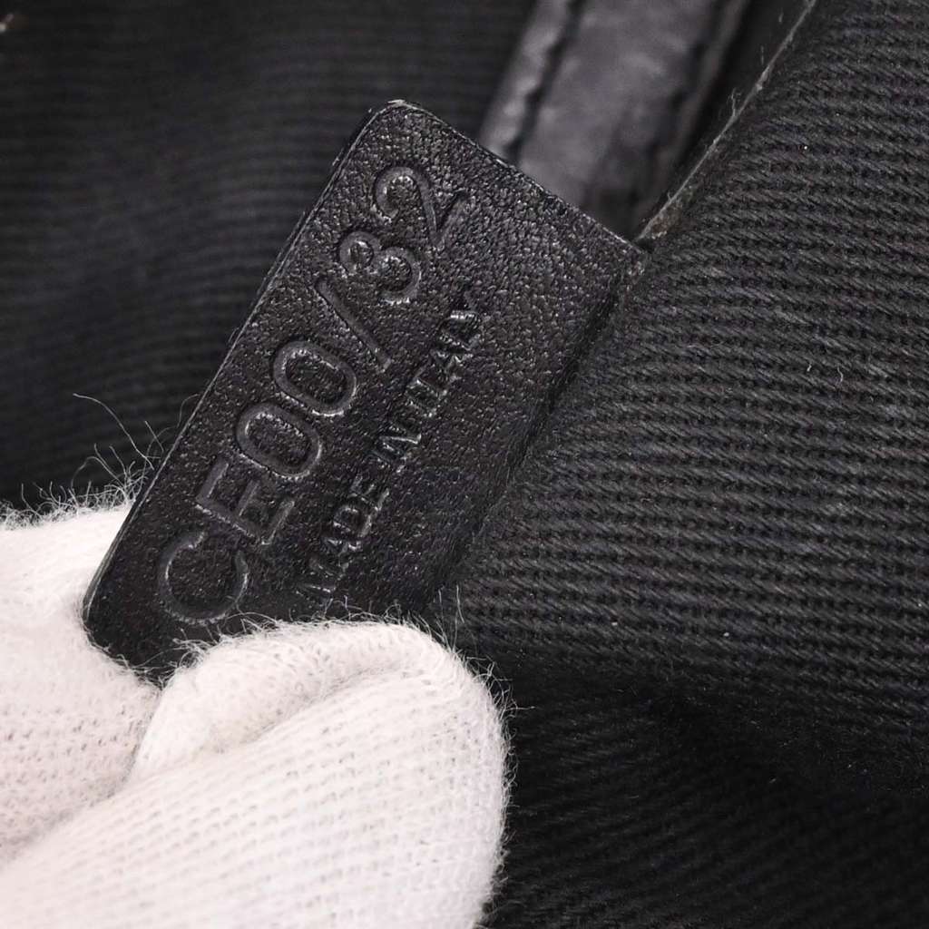 Celine C Macadam Handbag Black Canvas Good condition - Box View