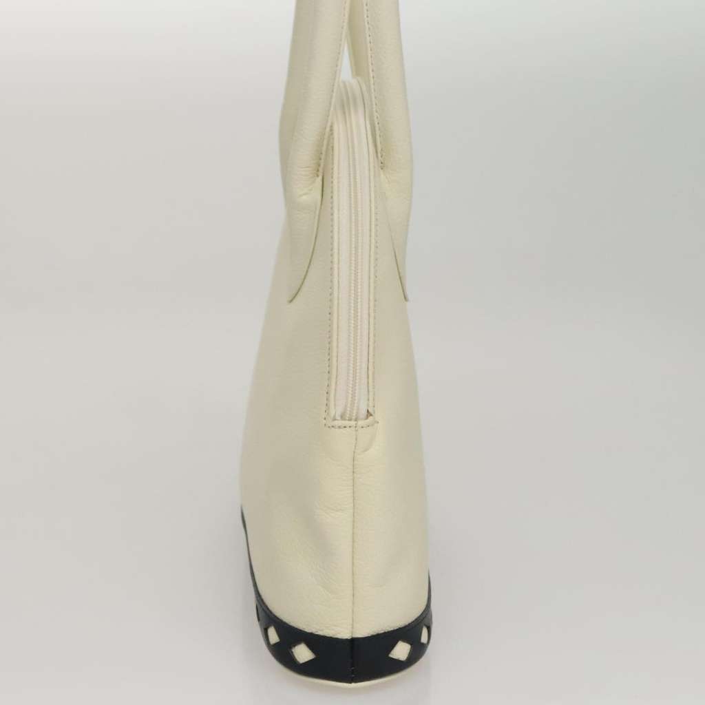 Saint Laurent Vintage Handbag White Leather Good condition - Inside View