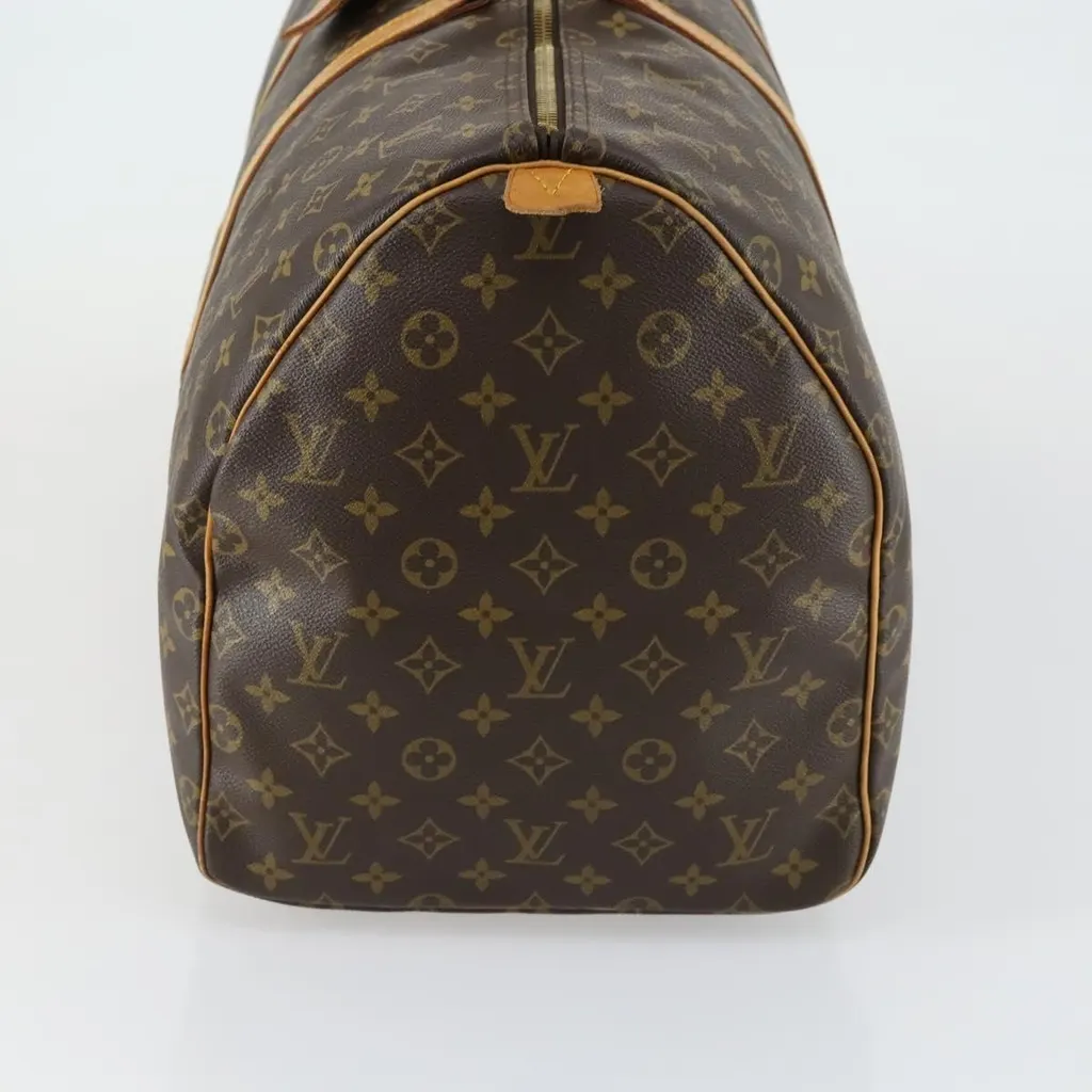 Louis Vuitton Keepall Bag Brown Canvas Fair - Inside View