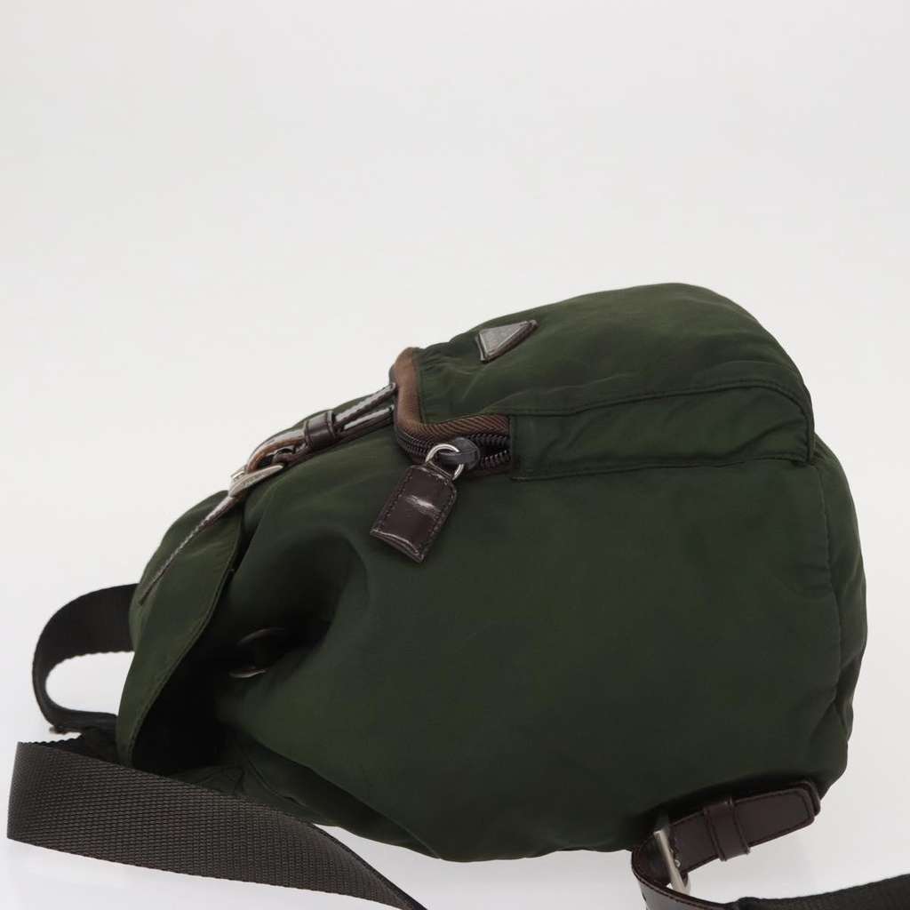 Prada Front Pocket Backpack Khaki Good condition - Model View