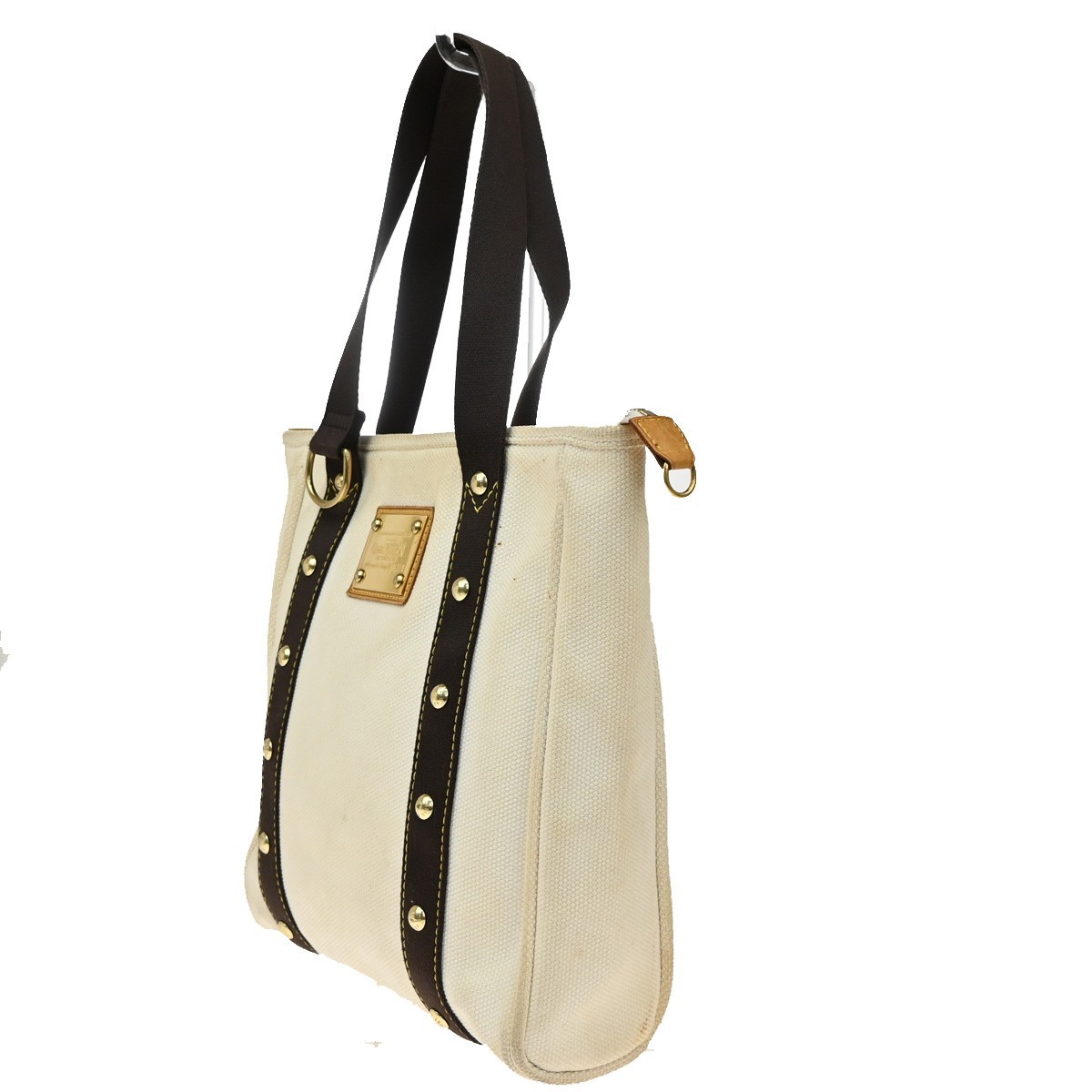 Louis Vuitton Antigua Tote White Canvas Good condition - Inside View