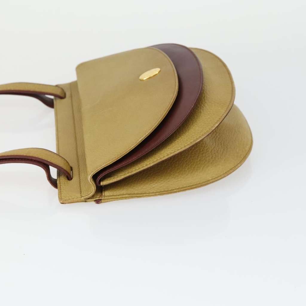 Cartier Must de Cartier Shoulder Bag Yellow Leather Good condition - Model View