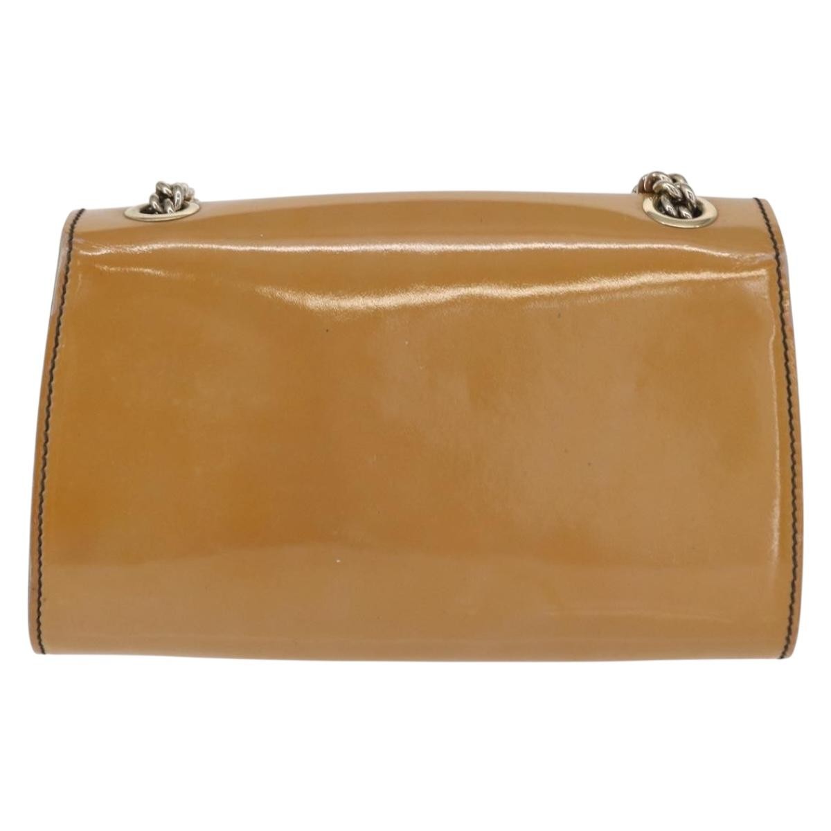 Gucci Emily Chain Flap Bag Beige Good condition - Back View