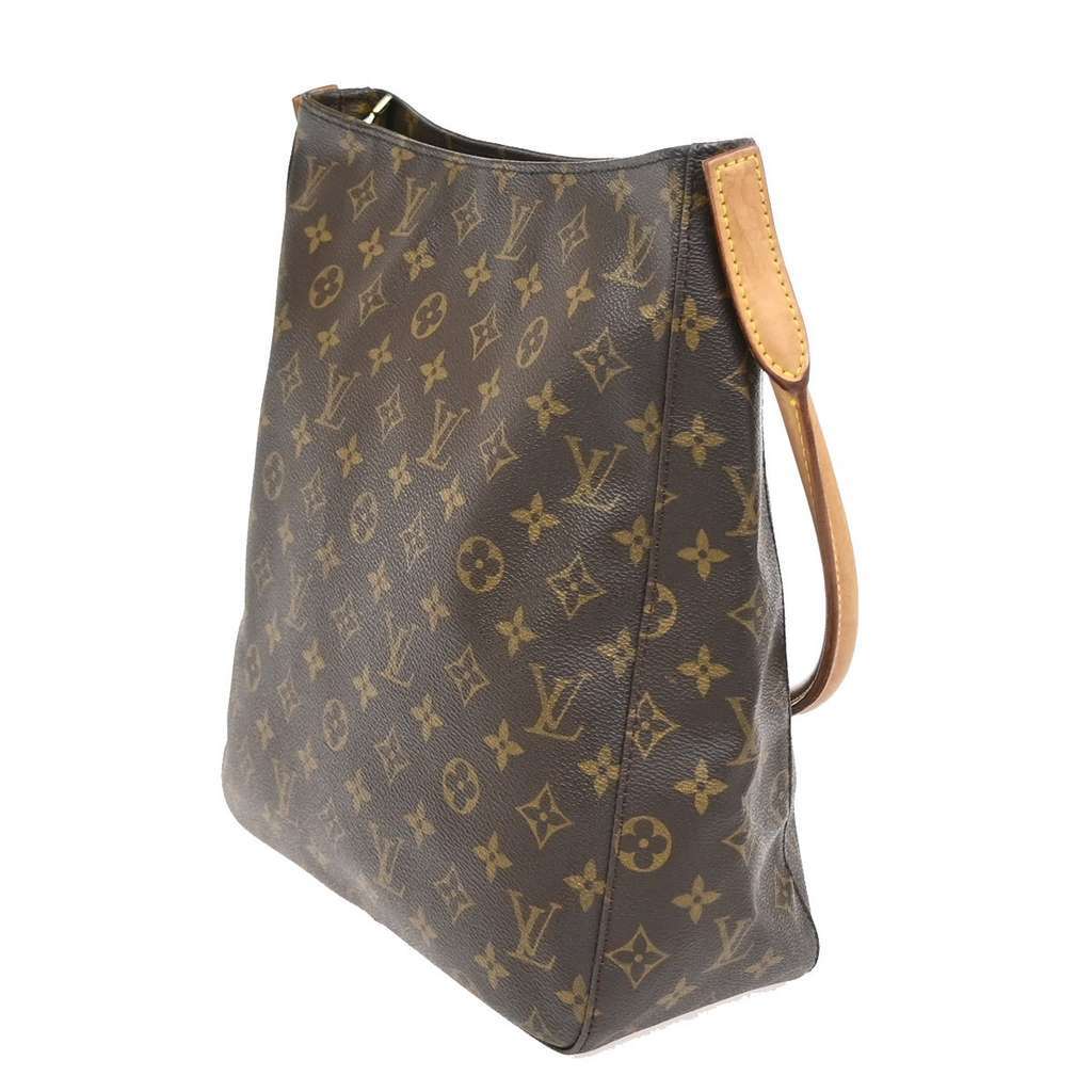 Louis Vuitton Looping Handbag Brown Canvas Good condition - Inside View