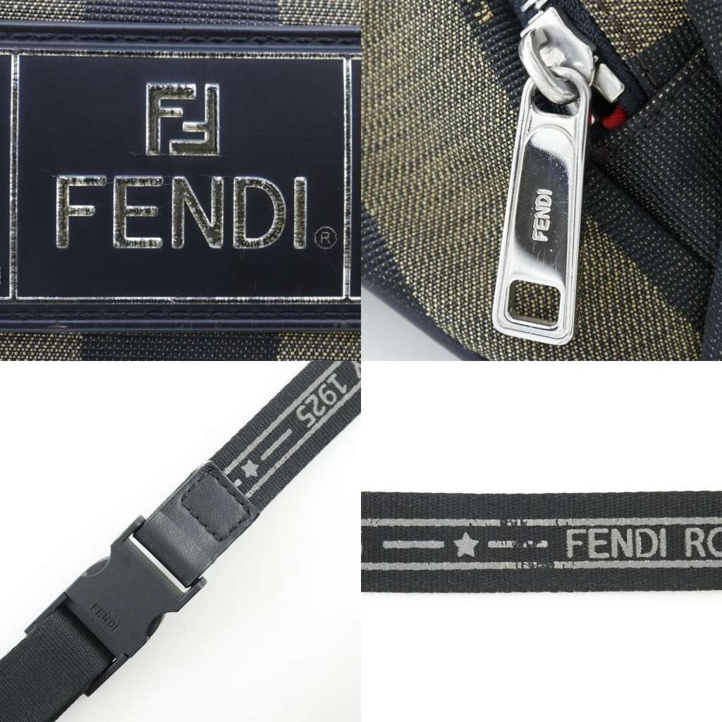 Fendi Front Pocket Waist Bag Brown Good condition - Box View