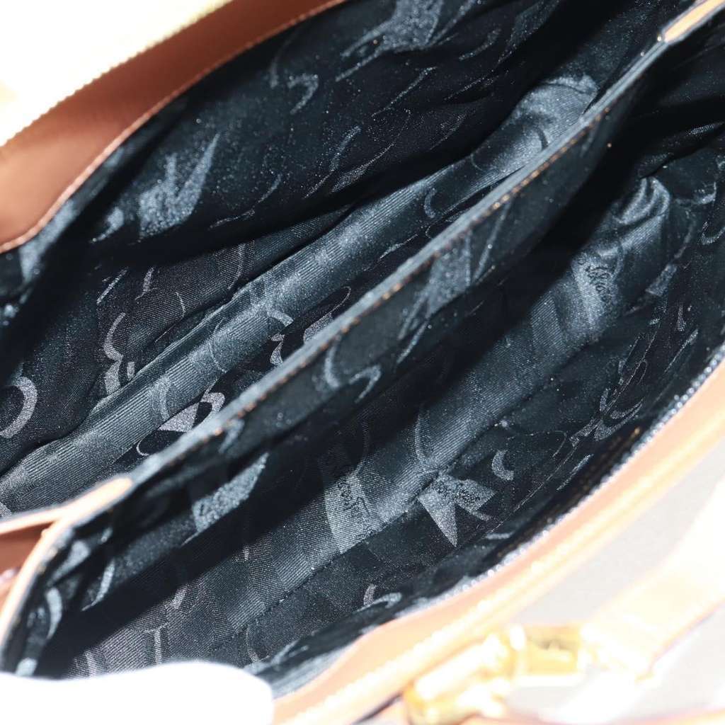 Salvatore Ferragamo Vintage Handbag Brown Leather Fair condition - Box View