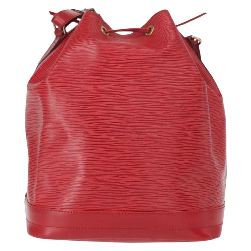 Louis Vuitton Petit Noe NM Handbag Red Leather Good condition - Back View