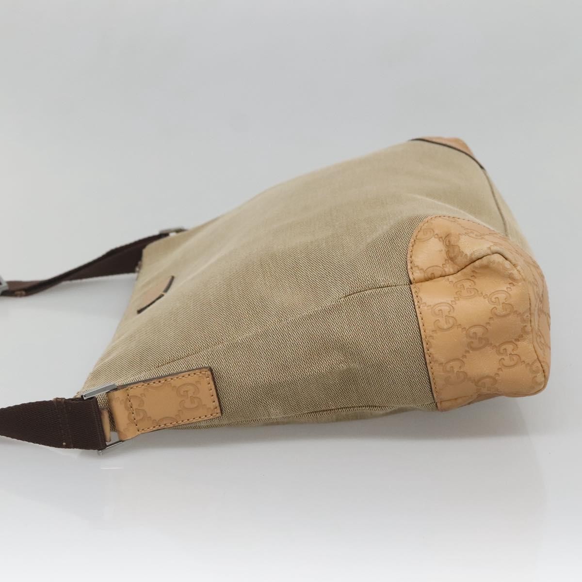 Gucci Original Messenger Beige Canvas Good condition - Inside View