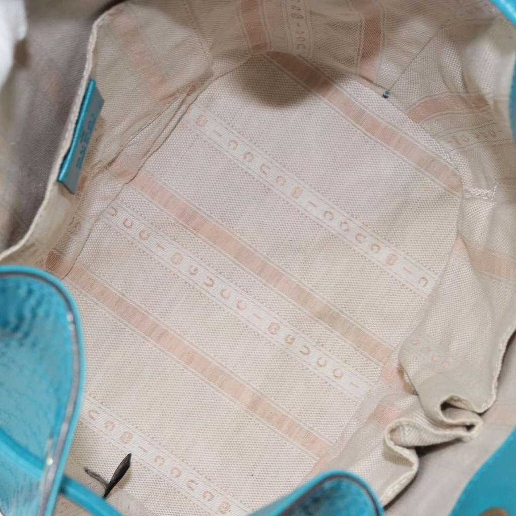 Gucci Bright Bucket Bag Blue Leather Good condition - Box View