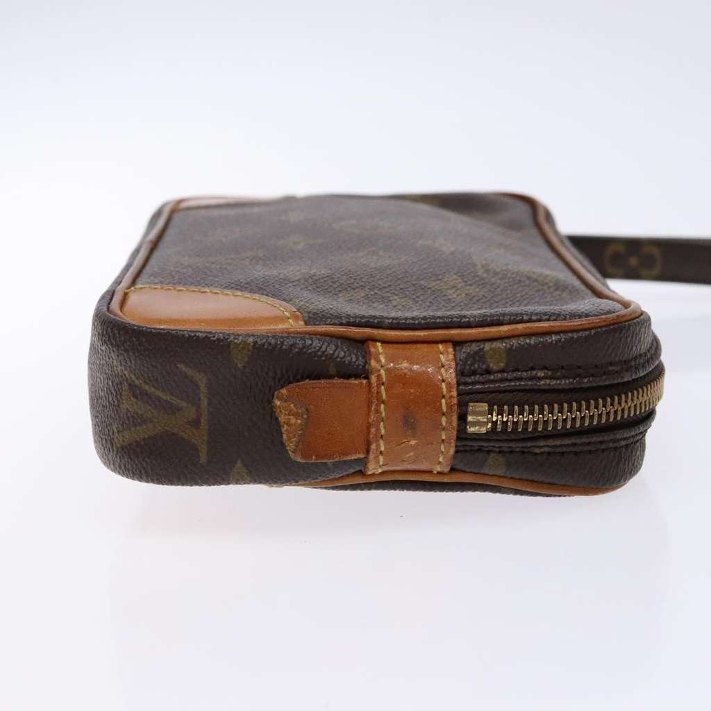 Louis Vuitton Marly Dragonne Clutch Brown Canvas Good condition - Inside View