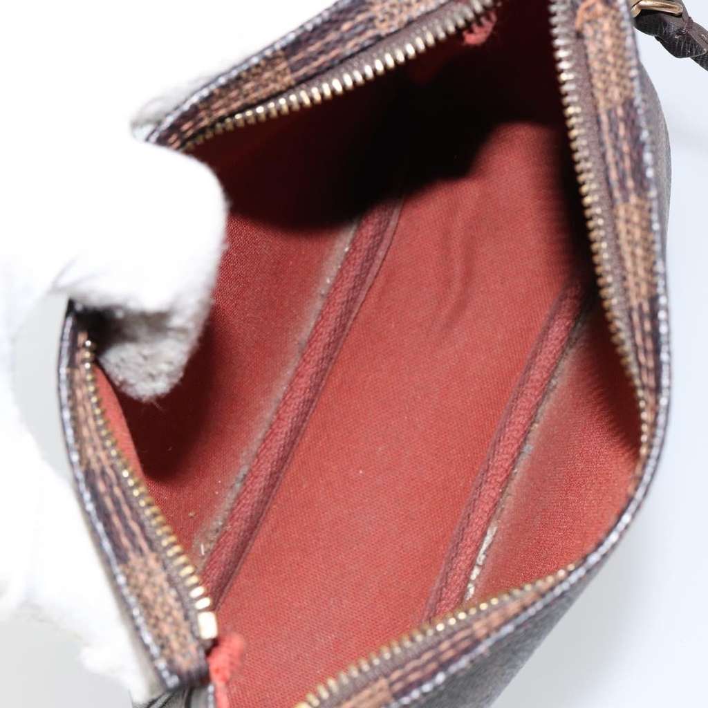 Louis Vuitton Trousse Make Up Bag Brown Canvas Good condition - Box View