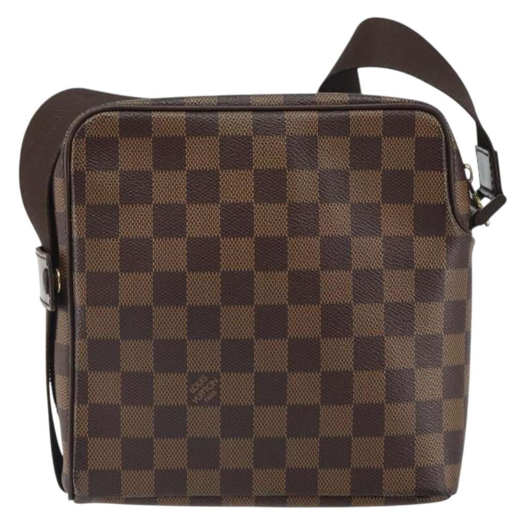 Louis Vuitton Olav Handbag Brown Canvas Fair condition - Back View