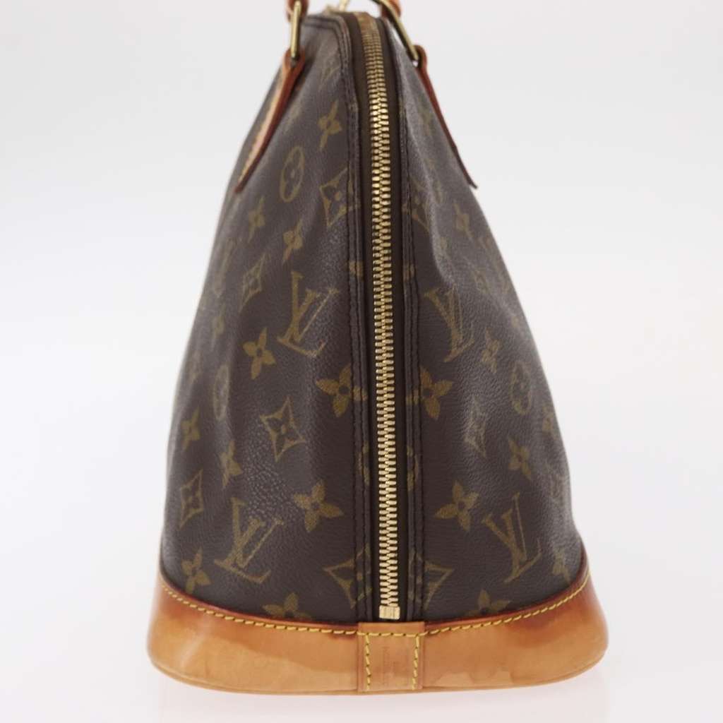 Louis Vuitton Alma Handbag Brown Canvas Good condition - Inside View