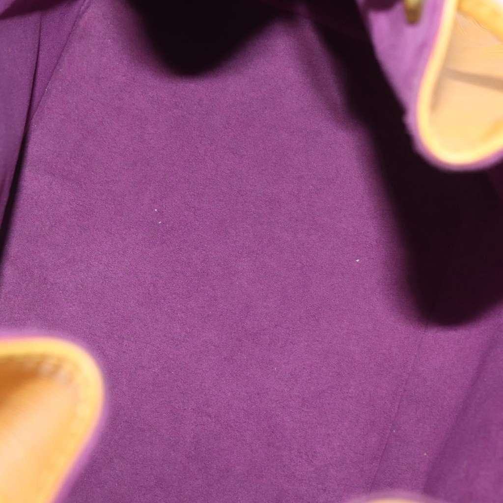 Louis Vuitton Petit Noe Handbag Yellow Leather Good condition - Box View