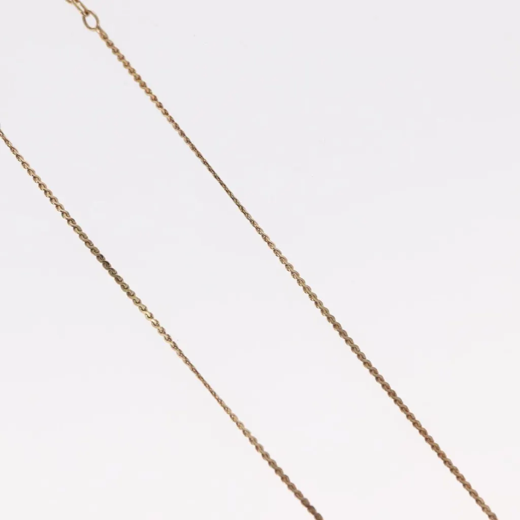 Dior CD Logo necklace Gold Metal Good - Box View