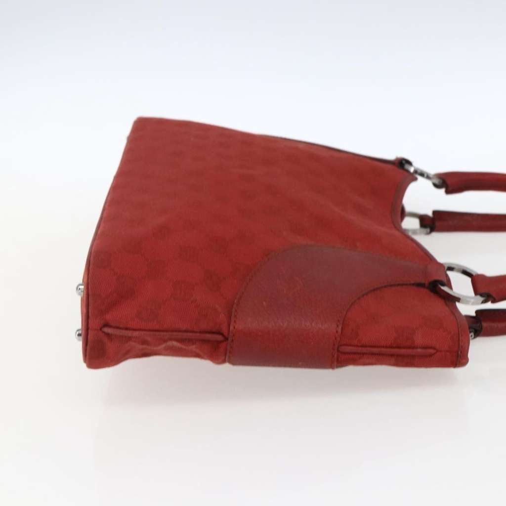 Gucci Vintage Ring Tote Red Canvas Fair condition - Inside View