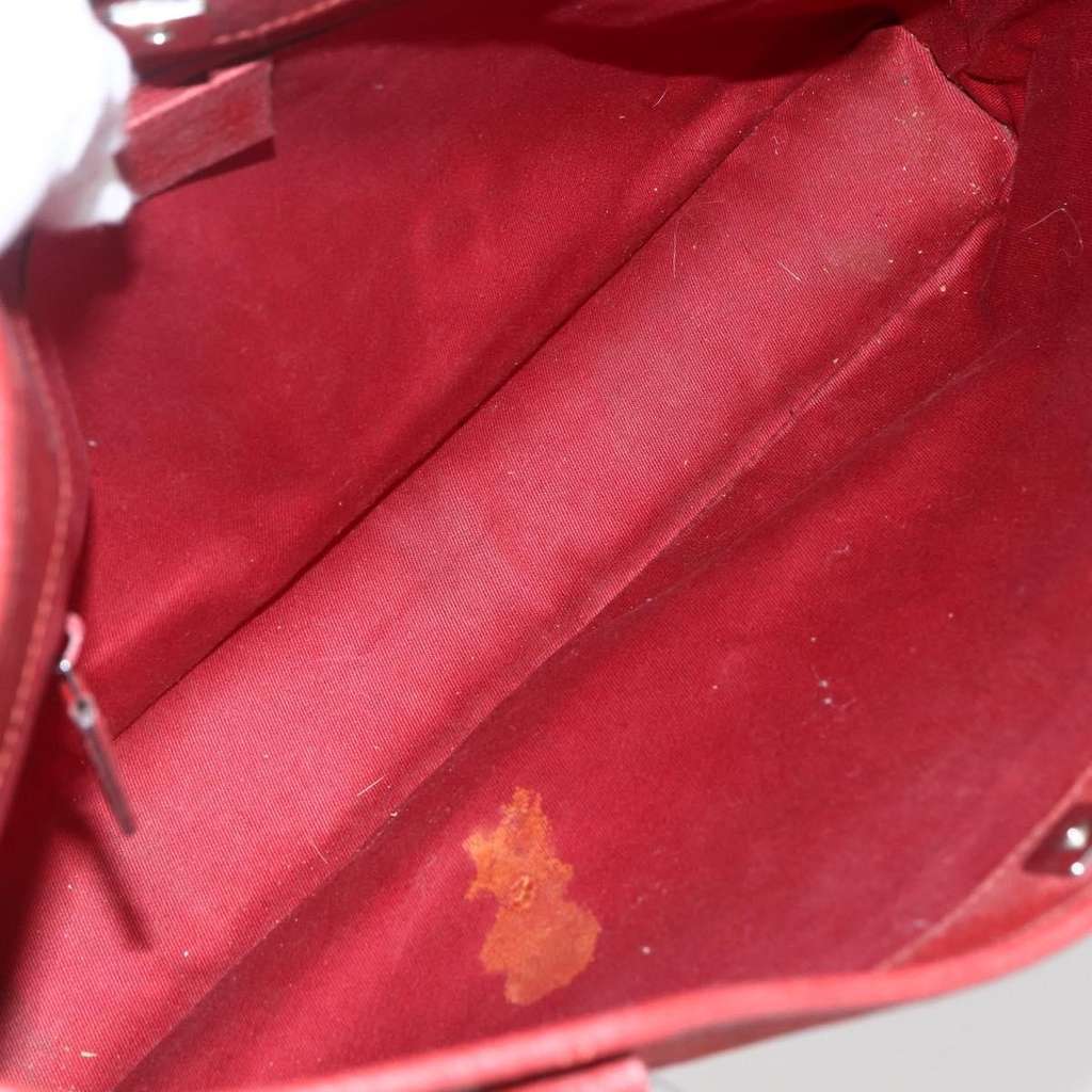 Gucci Vintage Ring Tote Red Canvas Fair condition - Box View